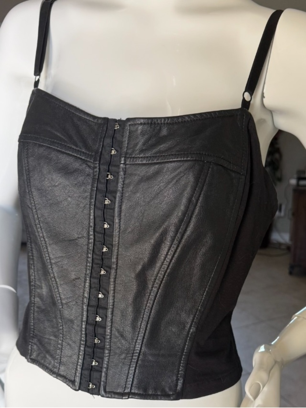 Vintage Maxima Wilson’s Black Leather Buatier L